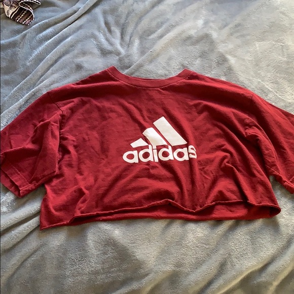 Adidas Cropped Tee - Picture 2 of 5
